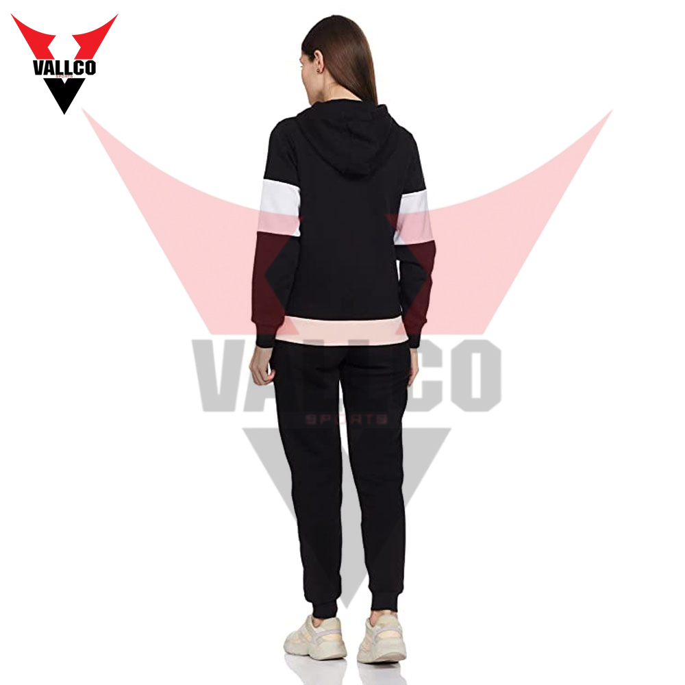 Full Zipper OEM Service Customized Design Comfortable And Adjustable Size Women Tracksuits - view 12