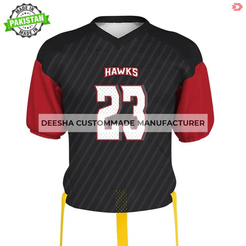 Custom Men's Flag Football Jersey Hawks - view 5