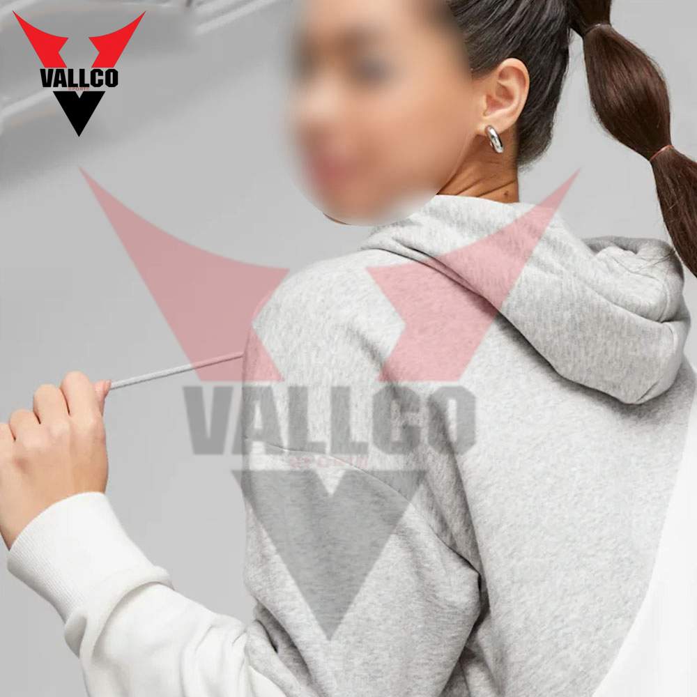 Winter Casual New Design Long Sleeves Solid Color High Quality Cotton Polyester Hoodies - view 3