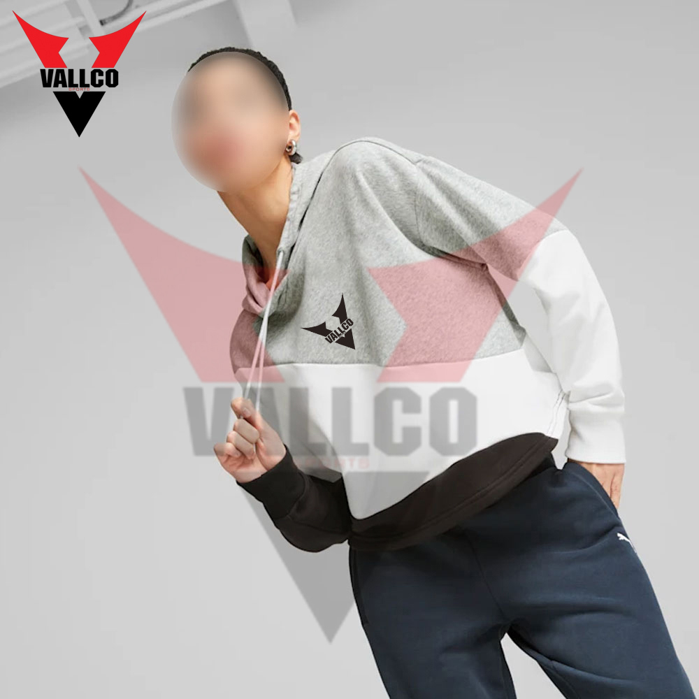 Winter Casual New Design Long Sleeves Solid Color High Quality Cotton Polyester Hoodies - view 5