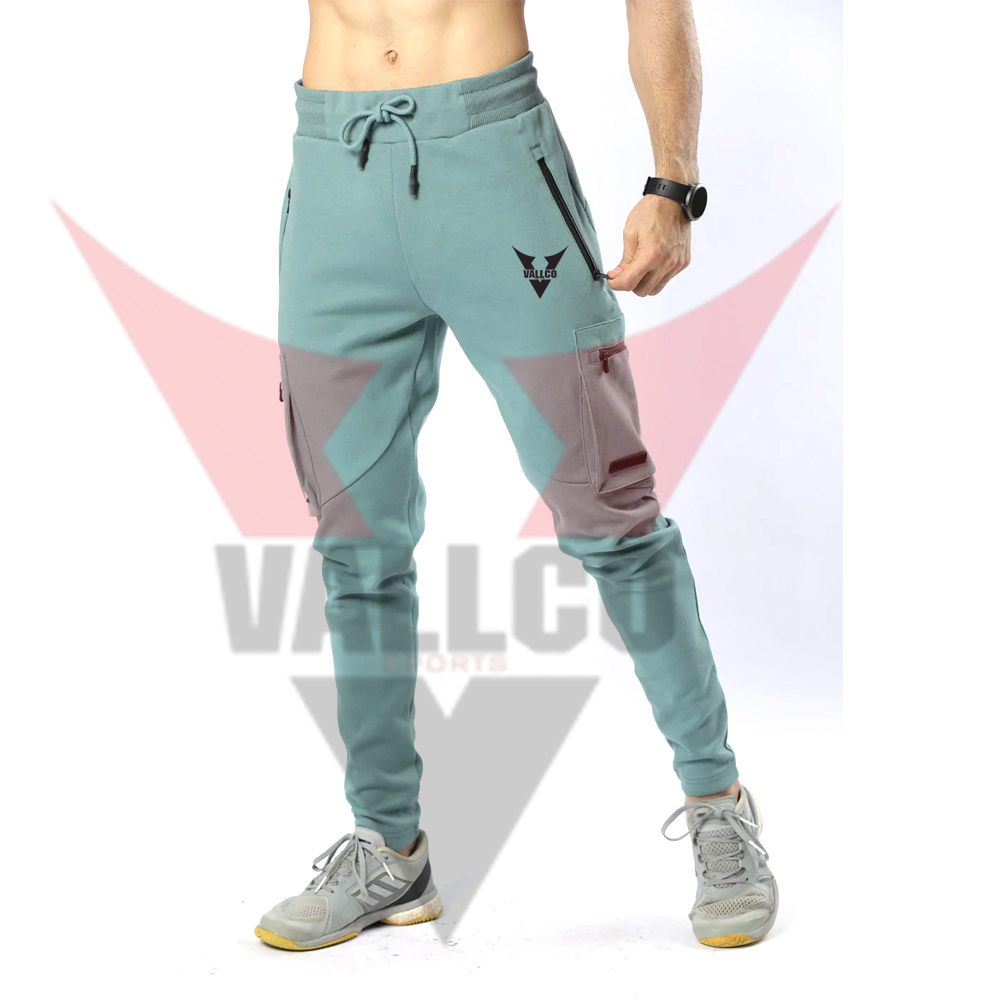 With Zipper Pockets Highland Quality Wholesale Rate New Arrival Men Fleece Joggers