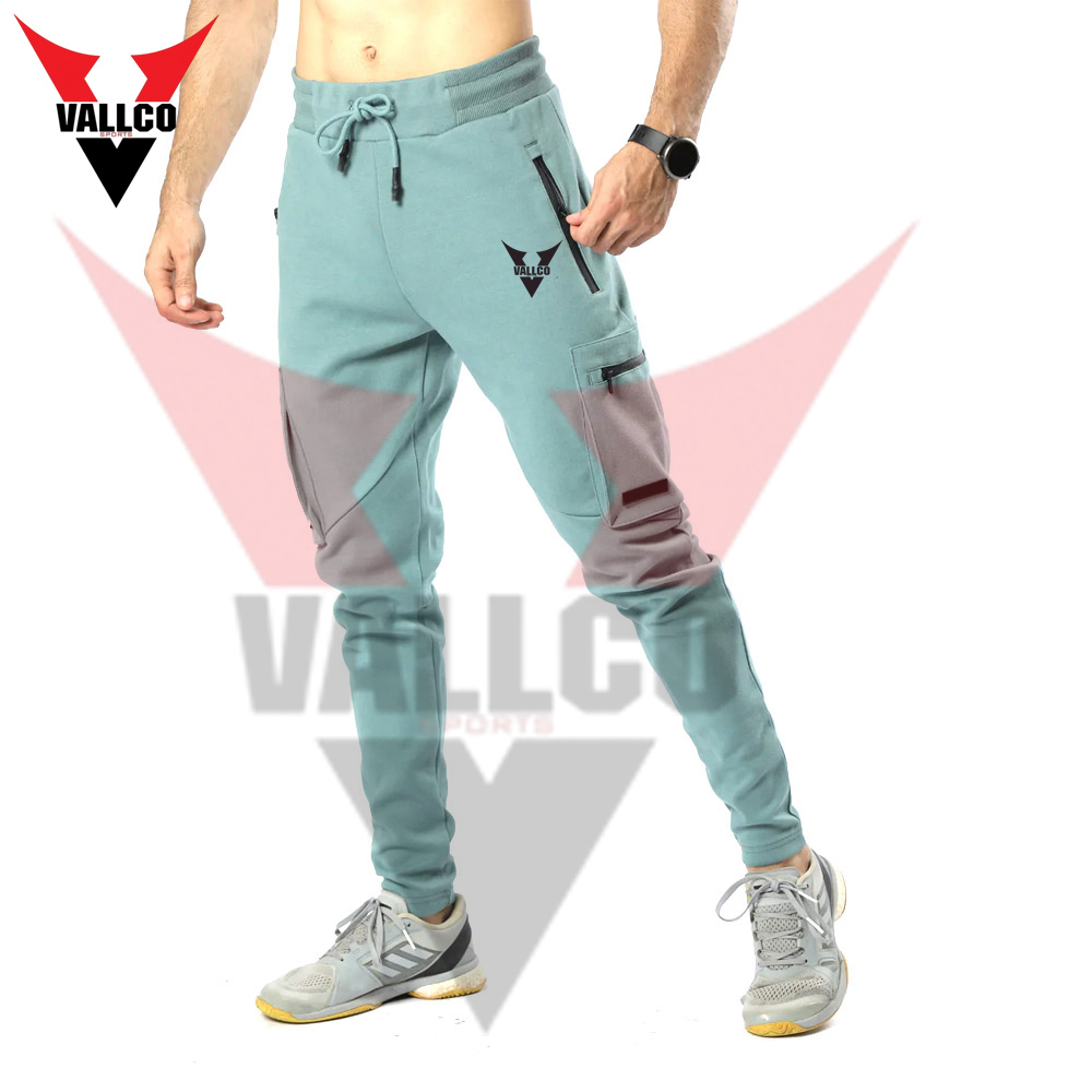 With Zipper Pockets Highland Quality Wholesale Rate New Arrival Men Fleece Joggers - view 2