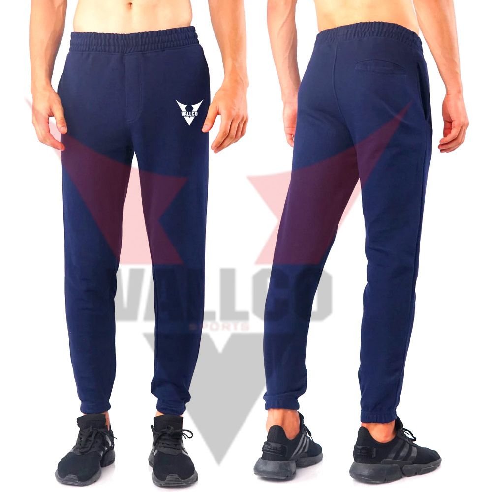 Blue Color Wholesale Rate Newest Customized Made Adult Wear Fleece Joggers - view 12