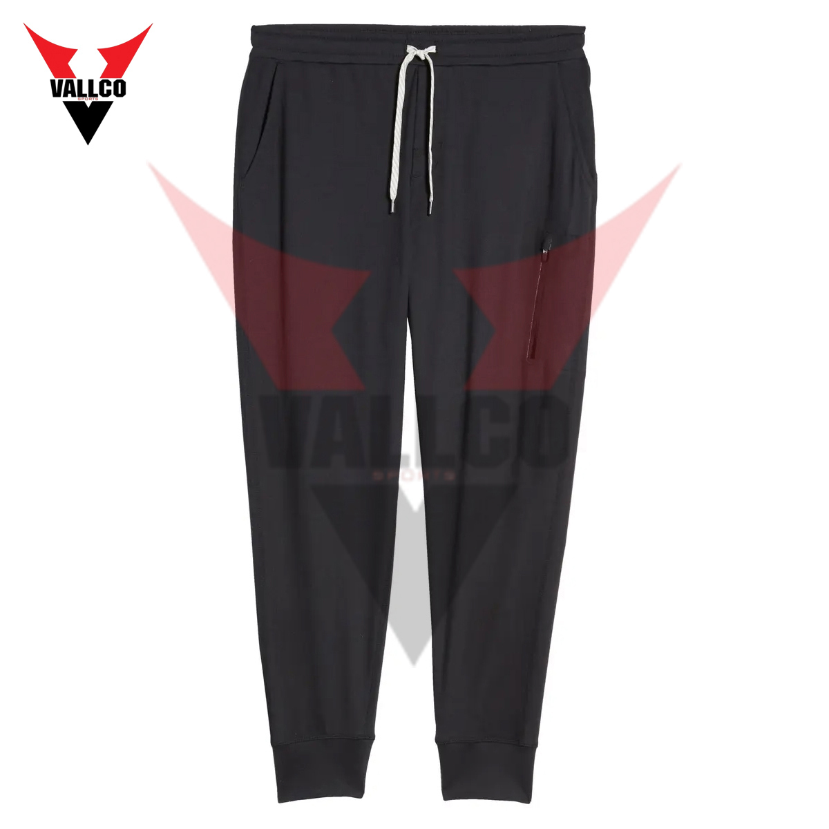 Solid Color Customized Made Best Supplier With Own Logo Men Fleece Joggers - view 3