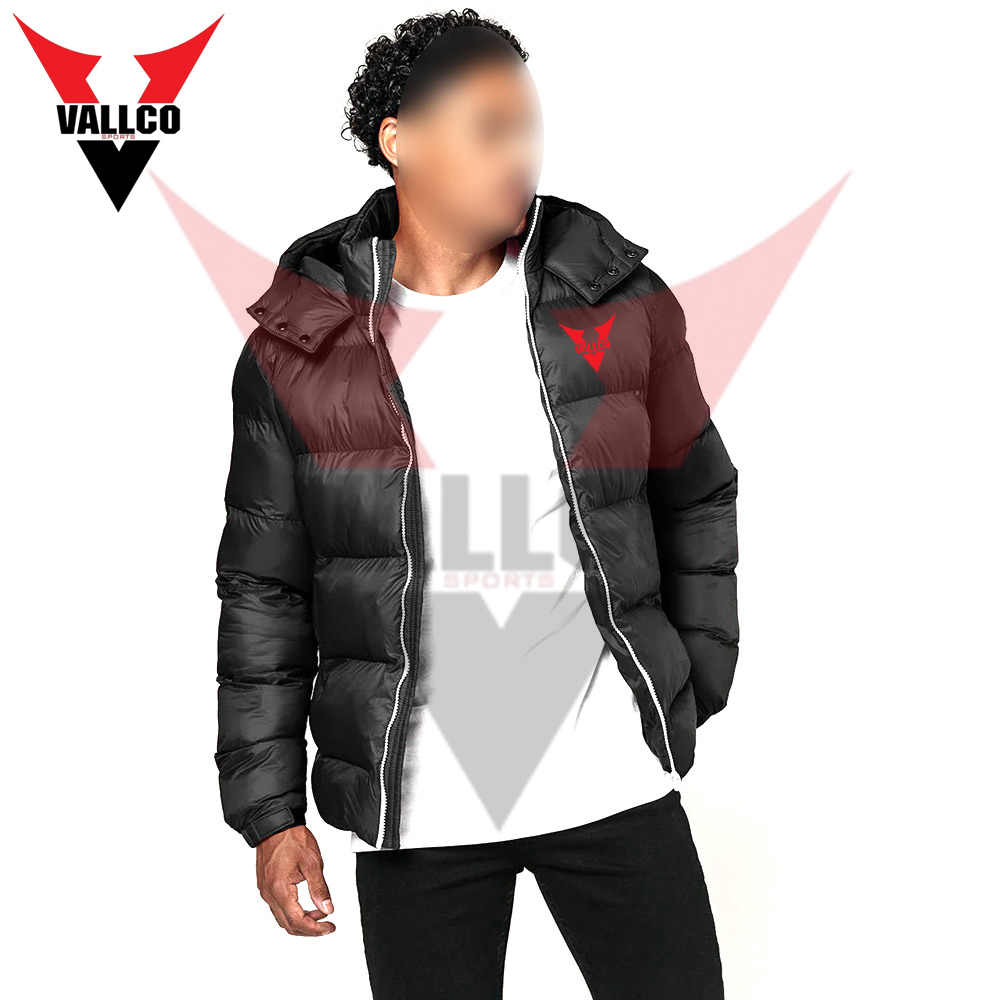 Best Supplier Customized Logo Print Breathable Soft Touch Fabric Men Outer Wear Puffer Jackets - view 10