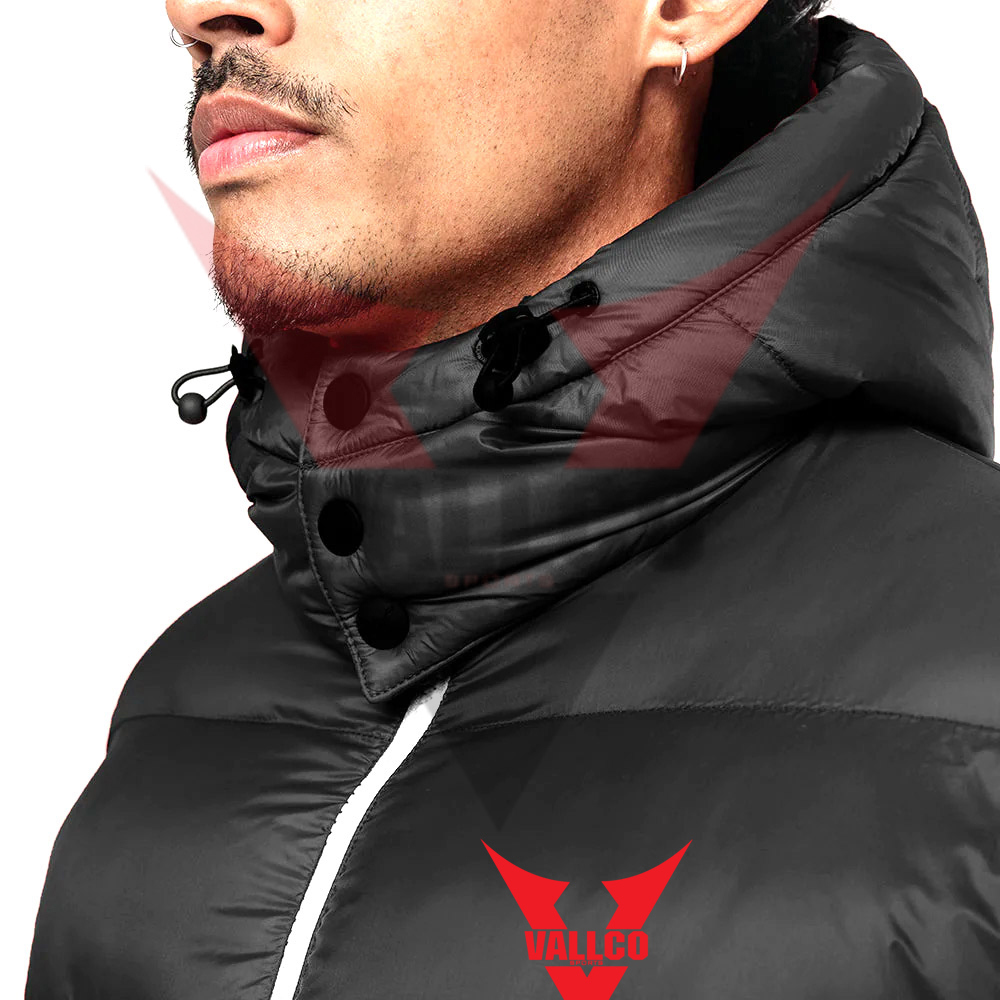 Best Supplier Customized Logo Print Breathable Soft Touch Fabric Men Outer Wear Puffer Jackets - view 13