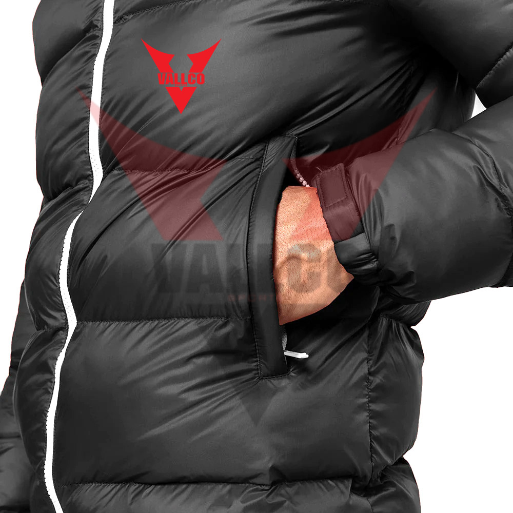 Best Supplier Customized Logo Print Breathable Soft Touch Fabric Men Outer Wear Puffer Jackets - view 15