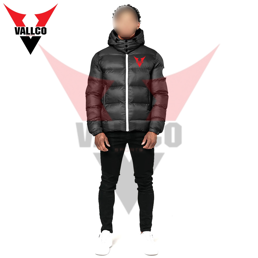 Best Supplier Customized Logo Print Breathable Soft Touch Fabric Men Outer Wear Puffer Jackets - view 23