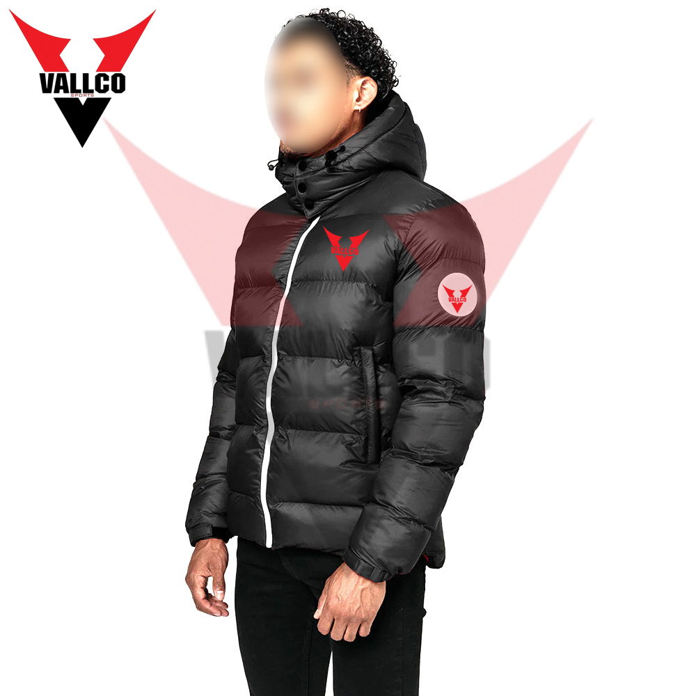 Best Supplier Customized Logo Print Breathable Soft Touch Fabric Men Outer Wear Puffer Jackets - view 26