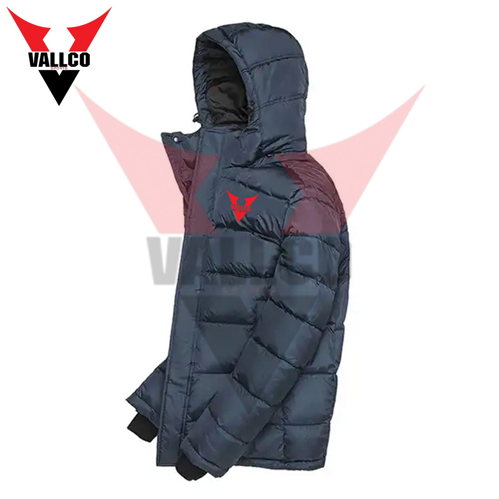 Long Sleeve Full-Zip Water-Resistant Hooded Puffer Jacket Wholesale Rate Puffer Jacket - view 4