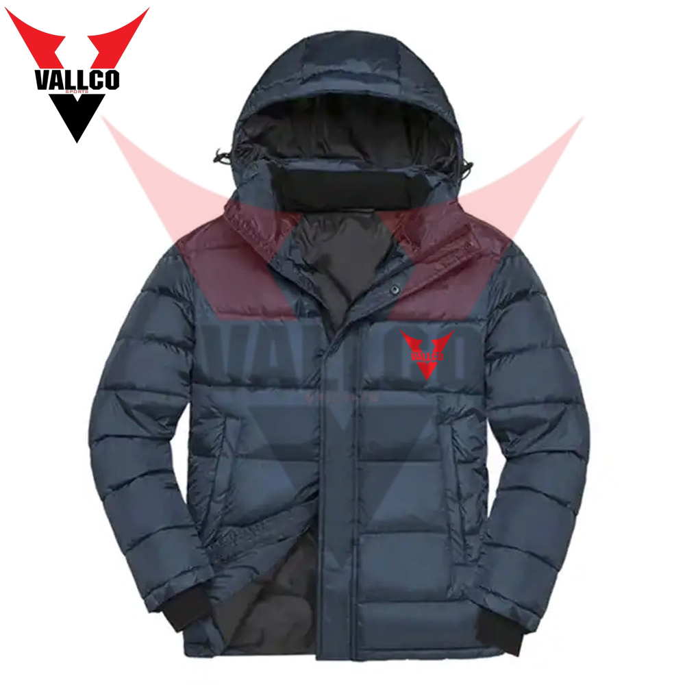 Long Sleeve Full-Zip Water-Resistant Hooded Puffer Jacket Wholesale Rate Puffer Jacket - view 5