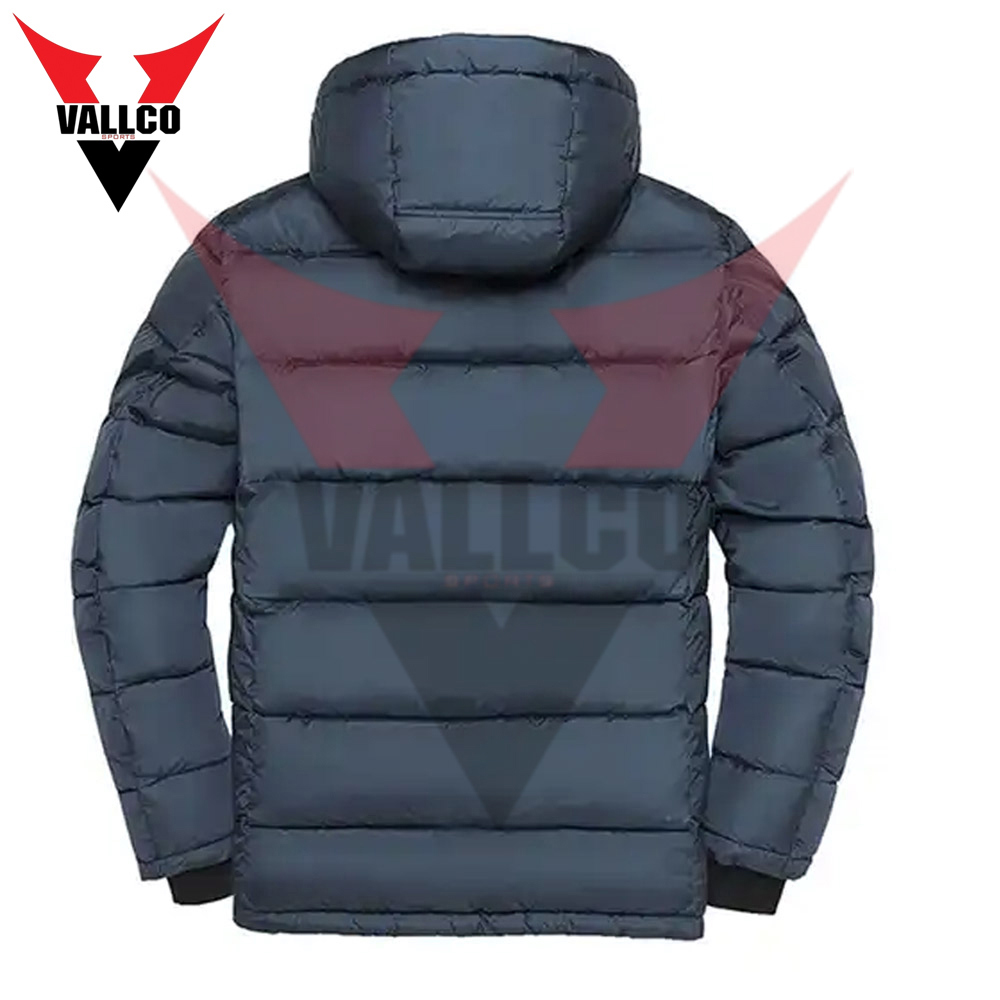 Long Sleeve Full-Zip Water-Resistant Hooded Puffer Jacket Wholesale Rate Puffer Jacket - view 6