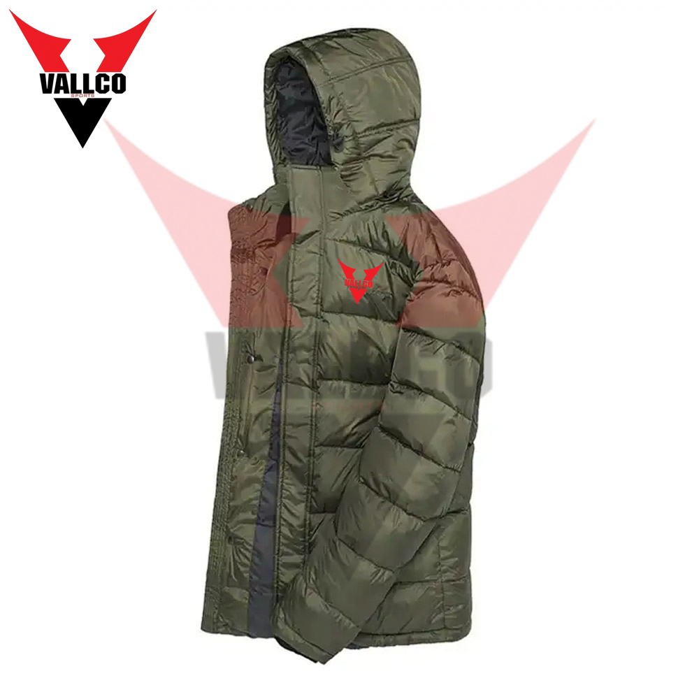Long Sleeve Full-Zip Water-Resistant Hooded Puffer Jacket Wholesale Rate Puffer Jacket - view 17