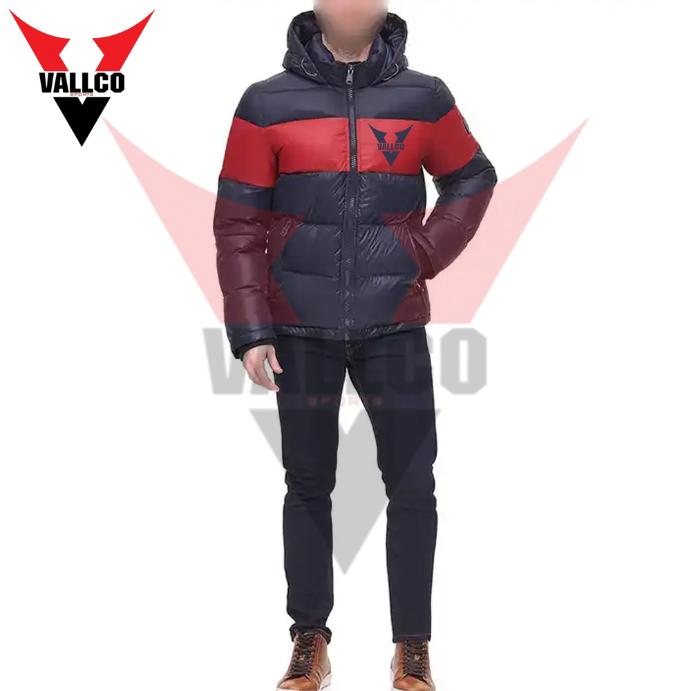 Comfortable Men Puffer Jackets New Zip Up Quilted Lined Bubble Coat Padded Puffer Winter Warm Jacket - view 2