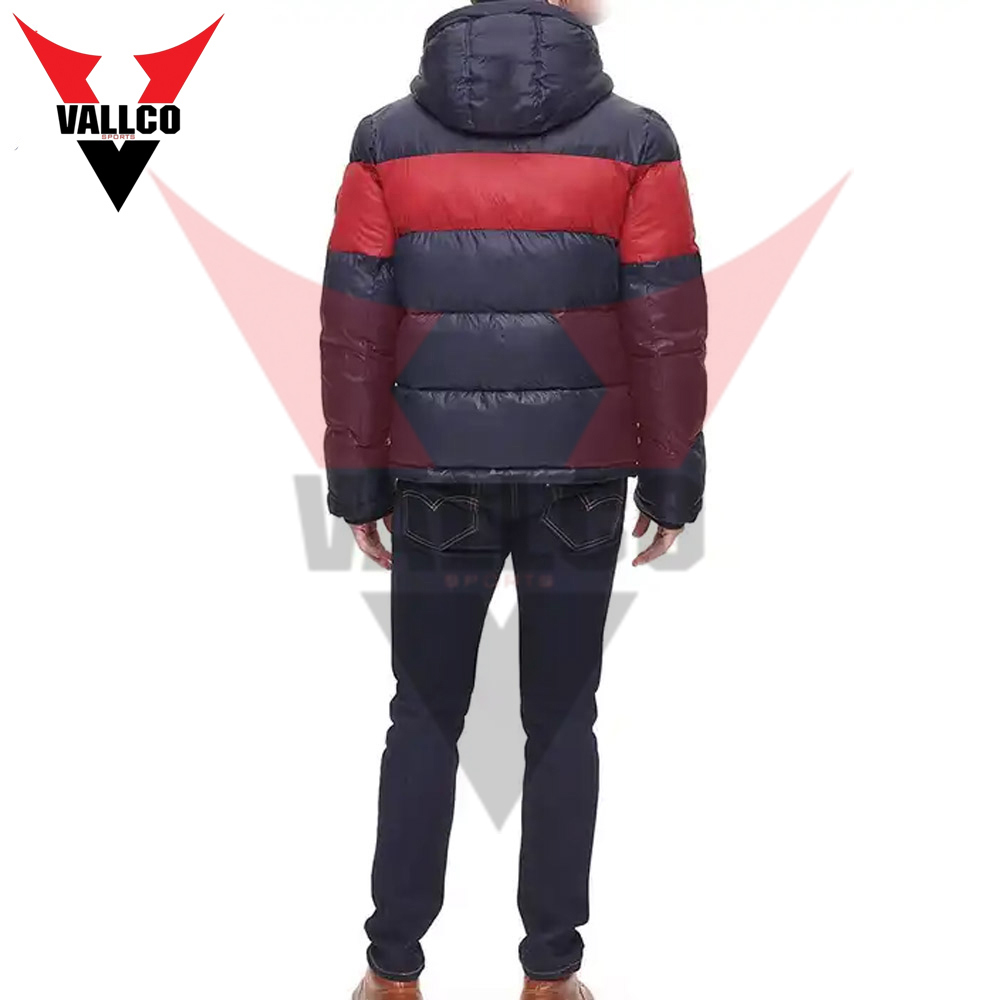 Comfortable Men Puffer Jackets New Zip Up Quilted Lined Bubble Coat Padded Puffer Winter Warm Jacket - view 3