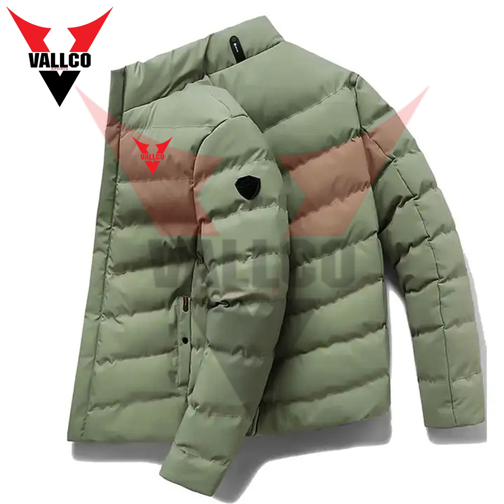2024 Solid Color Full Zip Up Hand Made Customize Product New Arrival Puffer Jackets For Winter Wear - view 6