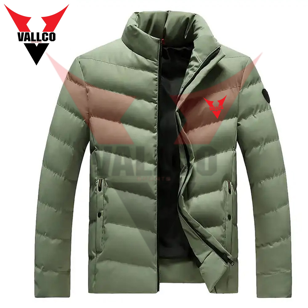 2024 Solid Color Full Zip Up Hand Made Customize Product New Arrival Puffer Jackets For Winter Wear - view 15