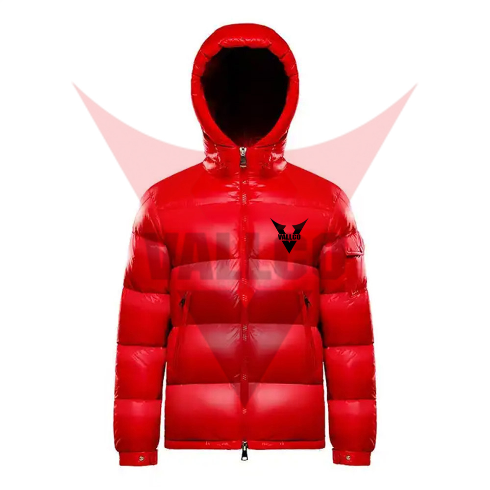 In Red Color Good Selling Make Your Own Best Supplier Newest Style Outer Wear Puffer Jackets