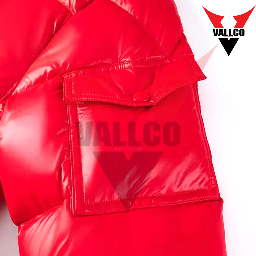 In Red Color Good Selling Make Your Own Best Supplier Newest Style Outer Wear Puffer Jackets - view 5