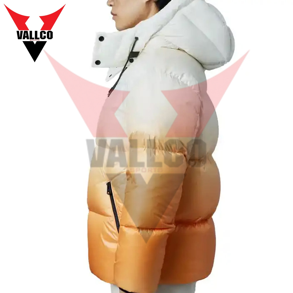 New Arrival Plus Size Winter Shiny Cotton Padded Jacket Outdoor Quilted Hooded Puffer Jacket for Men - view 7