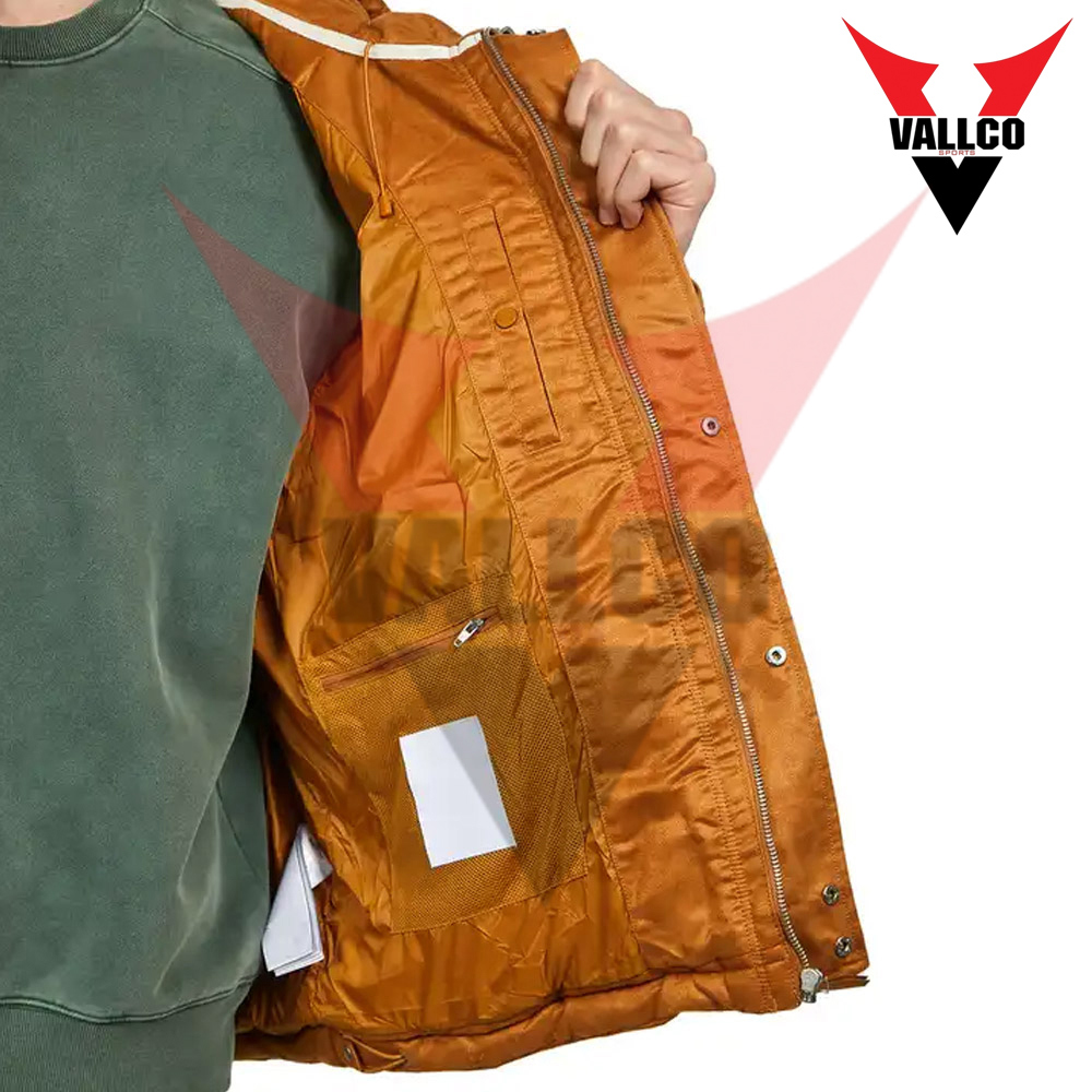 Plus Size Winter Breathable Bubble Jacket Wholesale Rate Full Zipper Long Sleeve Men Puffer Jackets - view 7