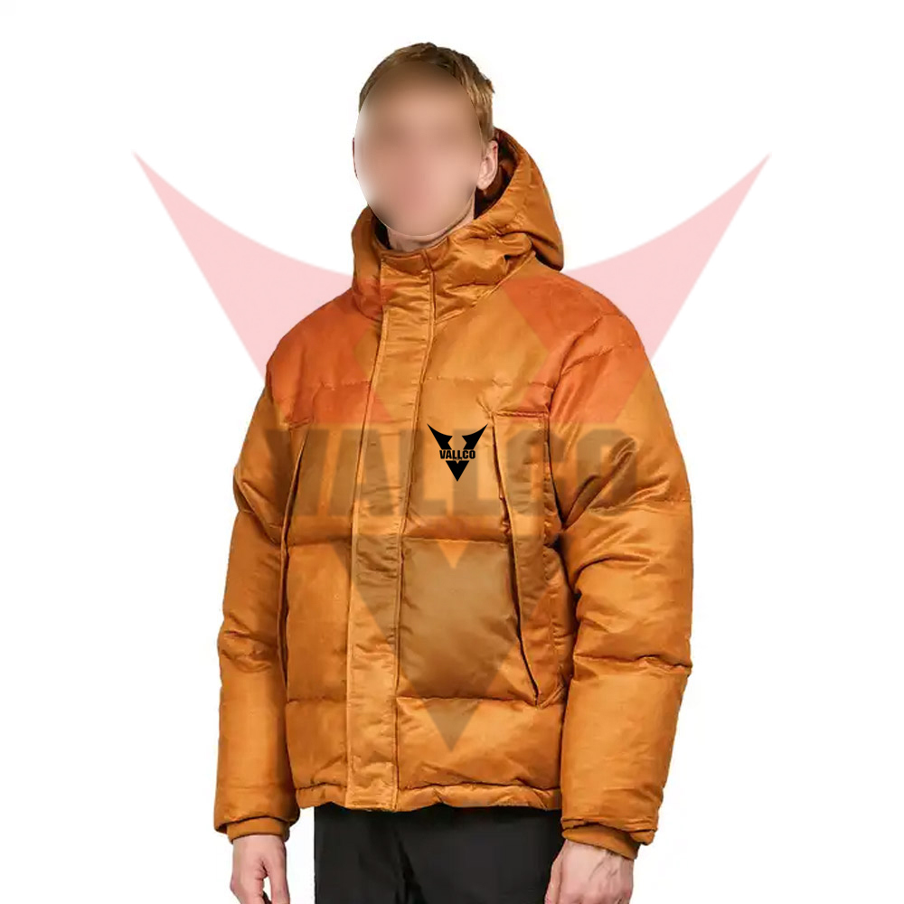 Plus Size Winter Breathable Bubble Jacket Wholesale Rate Full Zipper Long Sleeve Men Puffer Jackets - view 8