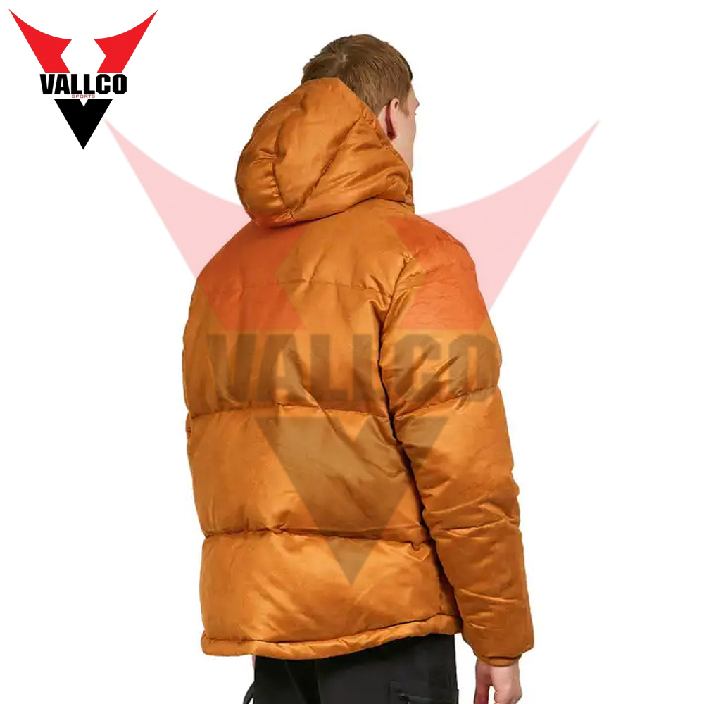 Plus Size Winter Breathable Bubble Jacket Wholesale Rate Full Zipper Long Sleeve Men Puffer Jackets - view 12
