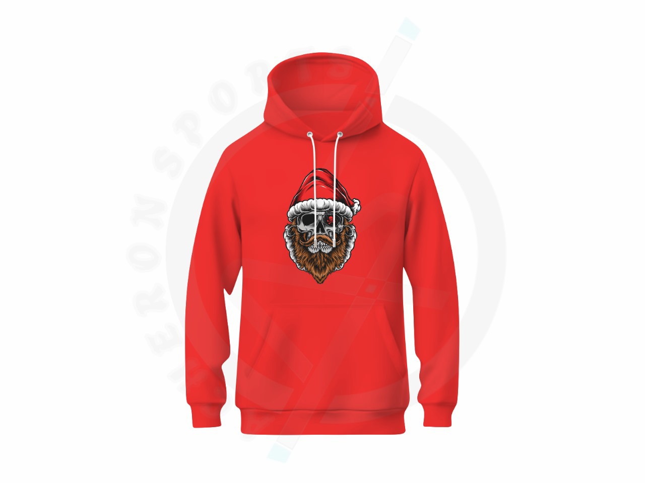 High Quality Durable Using Various Unisex Hoodie Loose-Fitting Thorn Patterned skull design Hoodie - view 5