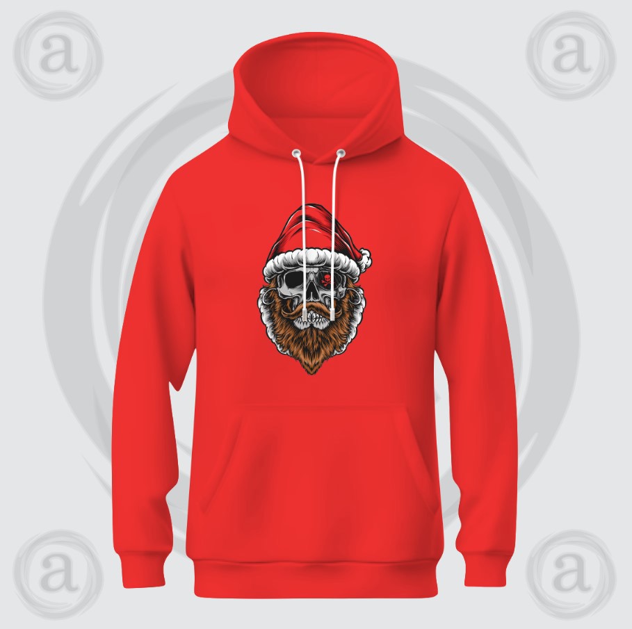 High Quality Durable Using Various Unisex Hoodie Loose-Fitting Thorn Patterned skull design Hoodie - view 13