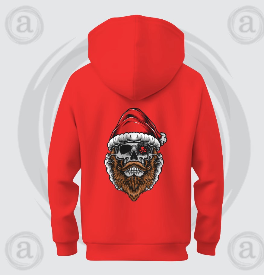 High Quality Durable Using Various Unisex Hoodie Loose-Fitting Thorn Patterned skull design Hoodie - view 14