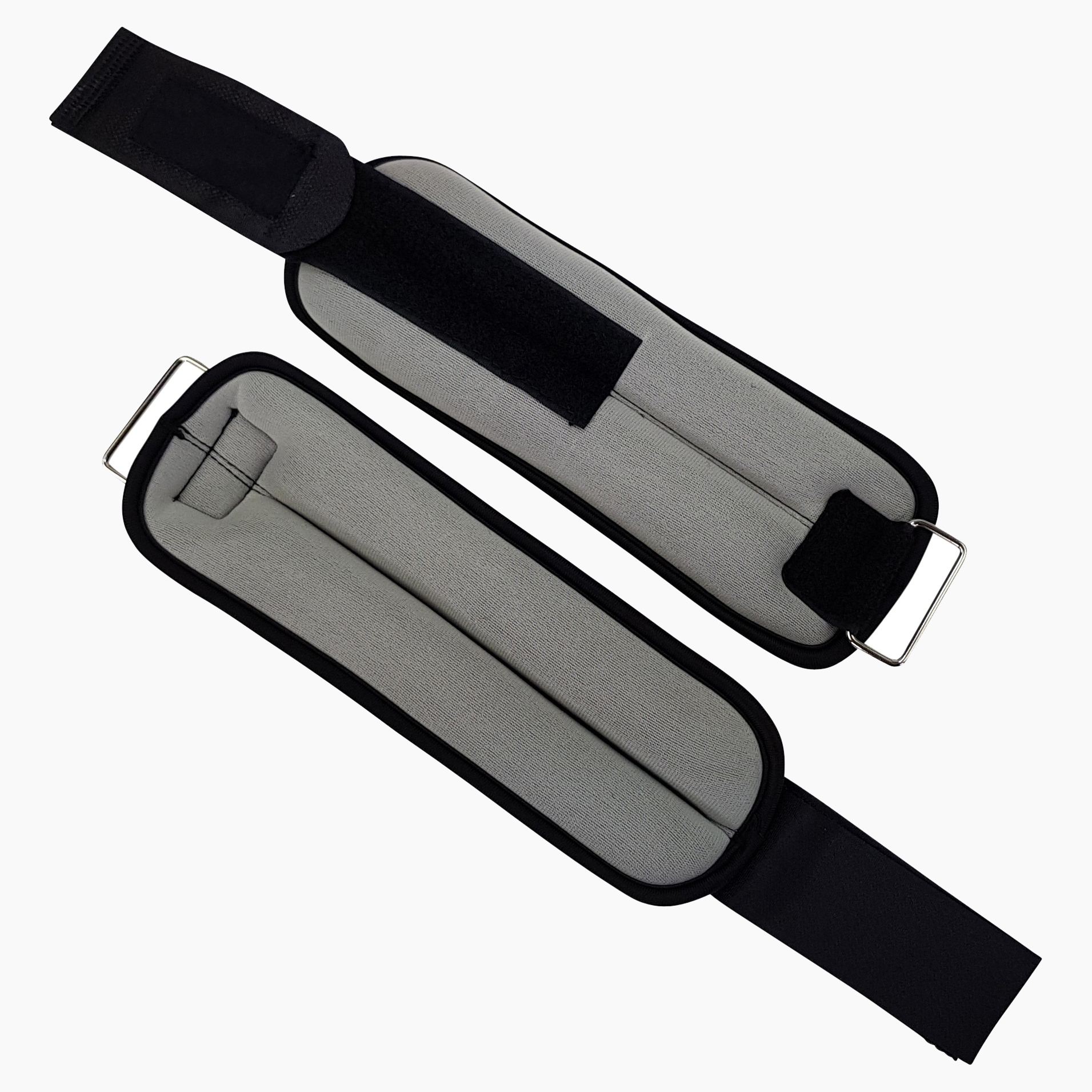 Wearable adjustable ankle/wrist weights for exercise and fitness training with customized logos - view 2