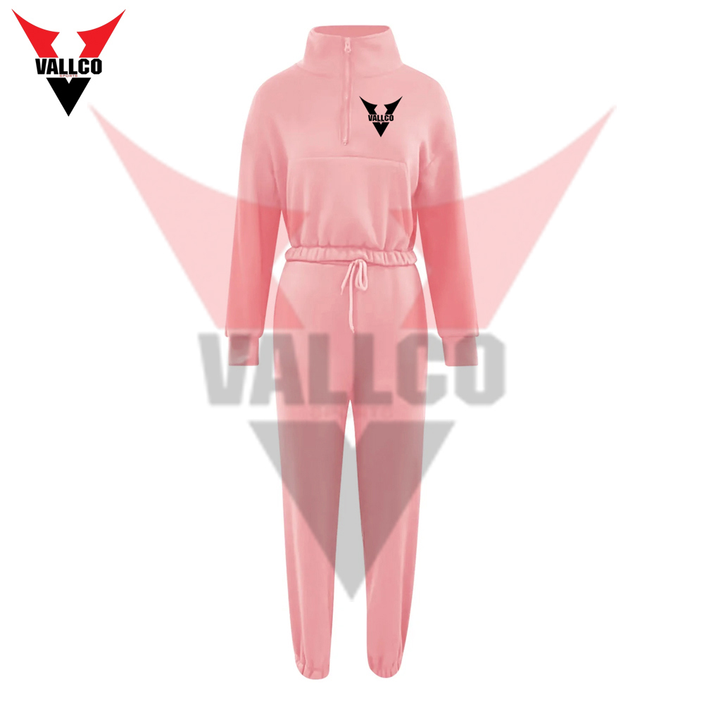 Tracksuit Women Full Set Casual 2 Piece Outfits Plain Long Sleeve Cropped Tracksuits - view 8