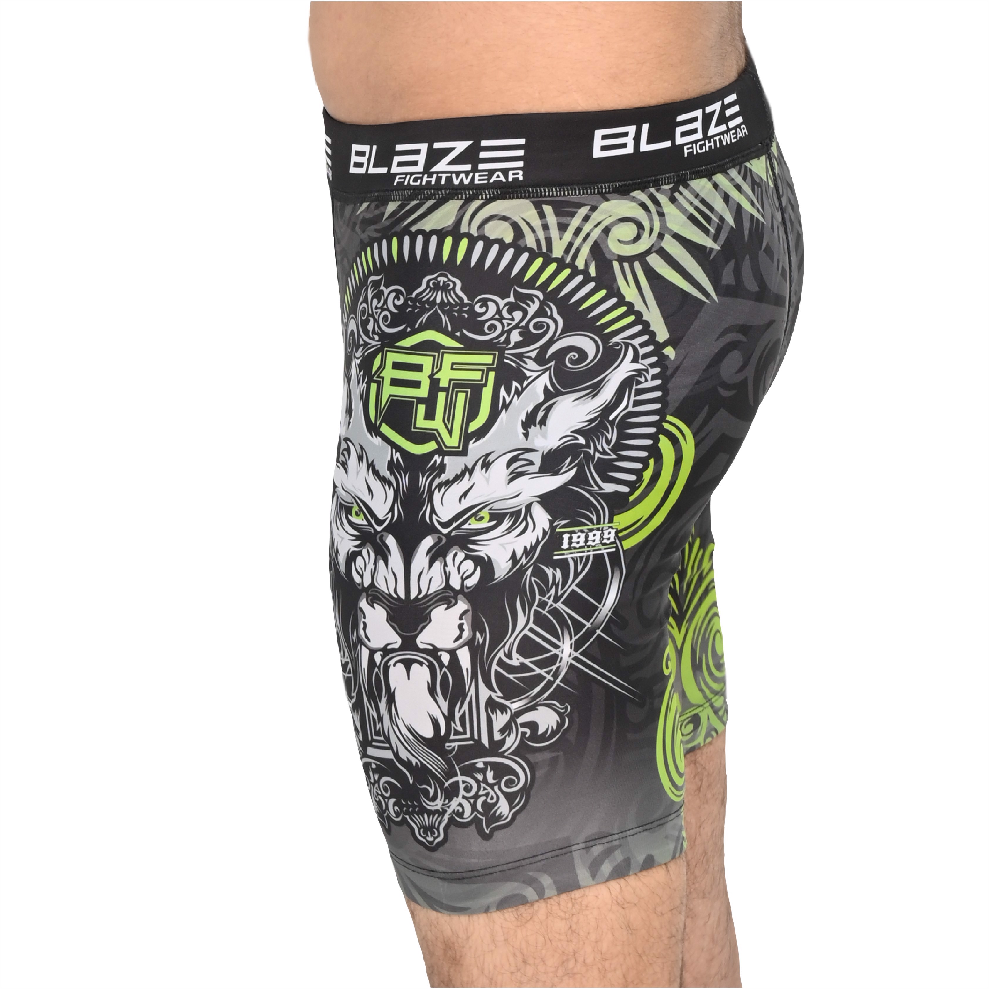 custom sublimation compression short running bjj workout short training and athlete compressinshort - view 7