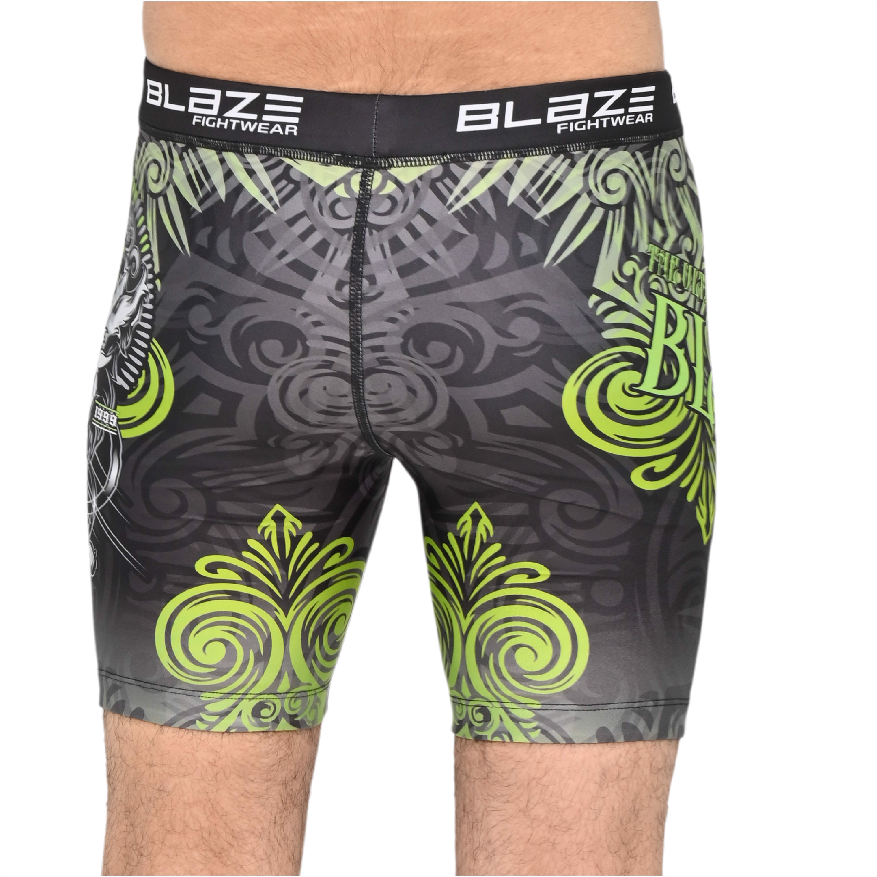 custom sublimation compression short running bjj workout short training and athlete compressinshort - view 3