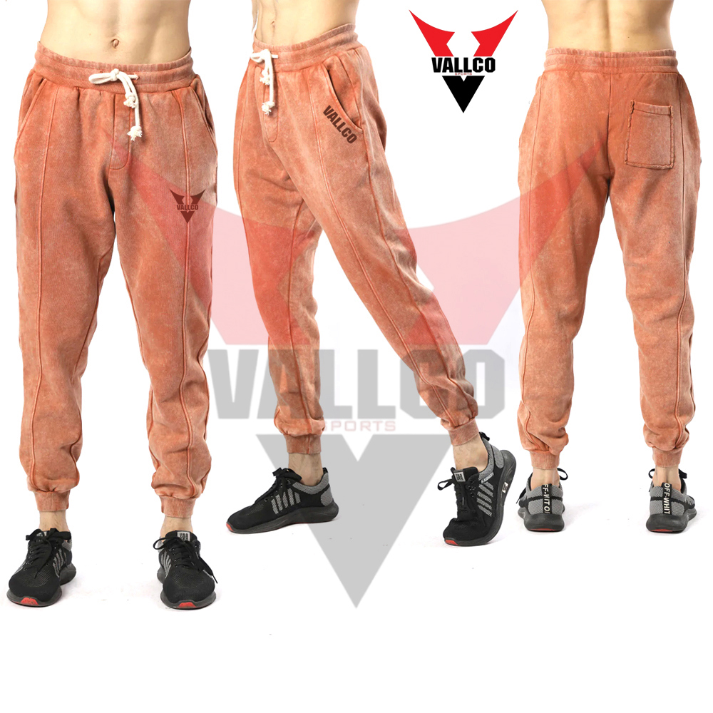 Hand Made With Own Logo Best Seller Fully Customized Made Men Fleece Joggers  - view 2