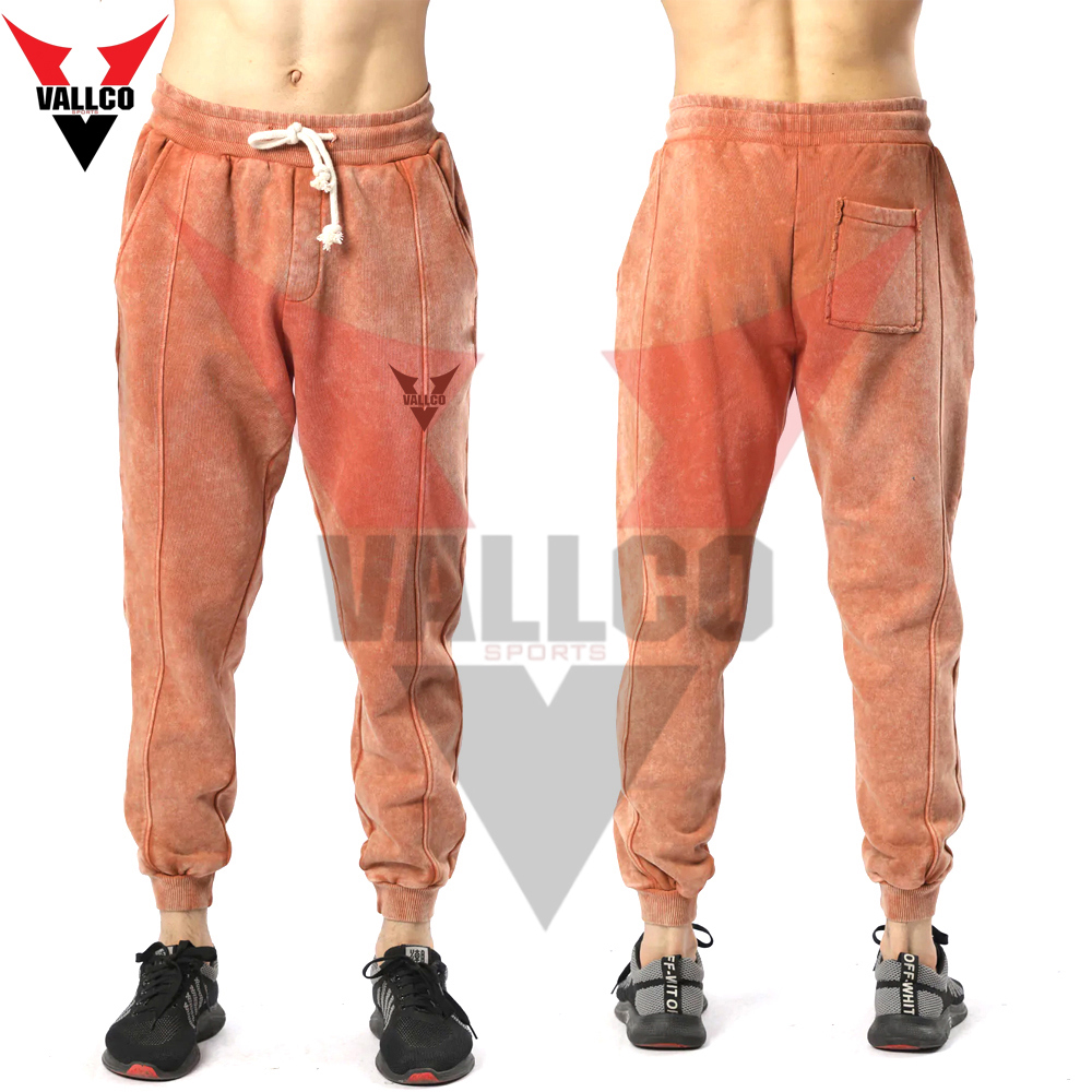 Hand Made With Own Logo Best Seller Fully Customized Made Men Fleece Joggers  - view 5
