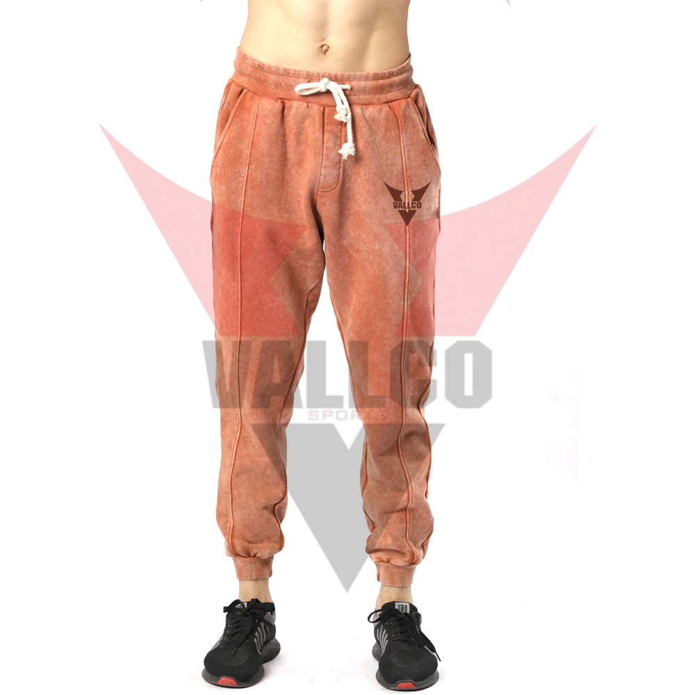 Hand Made With Own Logo Best Seller Fully Customized Made Men Fleece Joggers  - view 12
