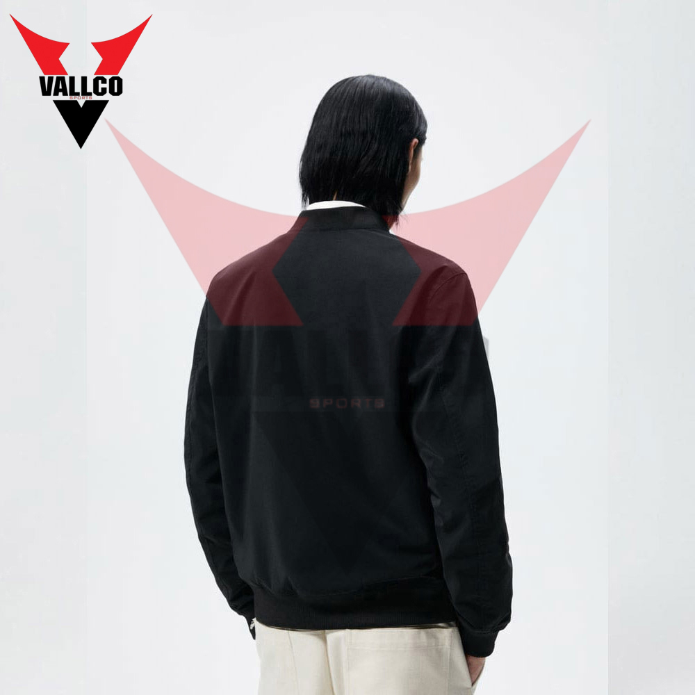 Black Color Good Quality With Reasonable Price Breathable Men Wear Bomber Jacket - view 14