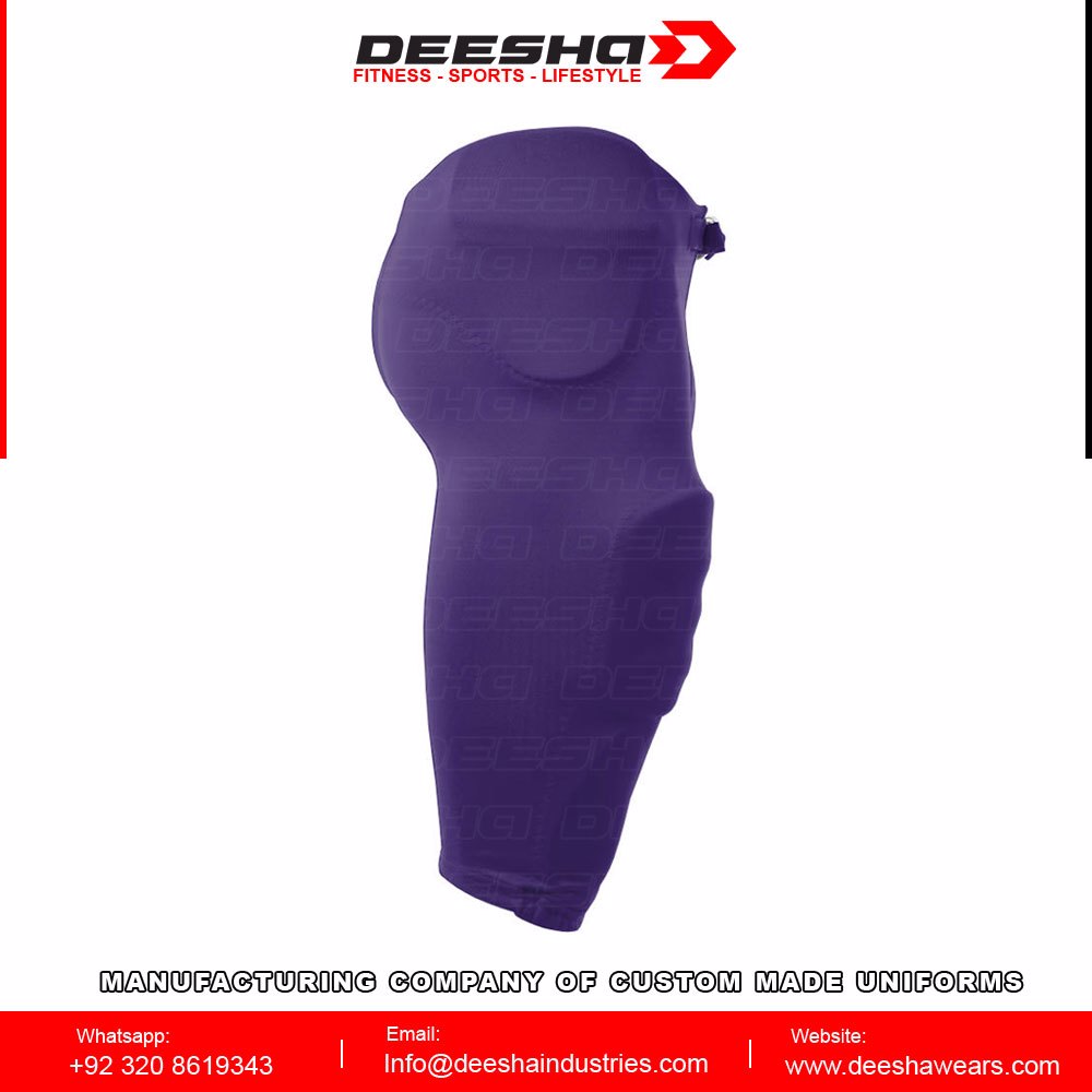Custom Men Series Solid Integrated Football Pants 1 - view 3