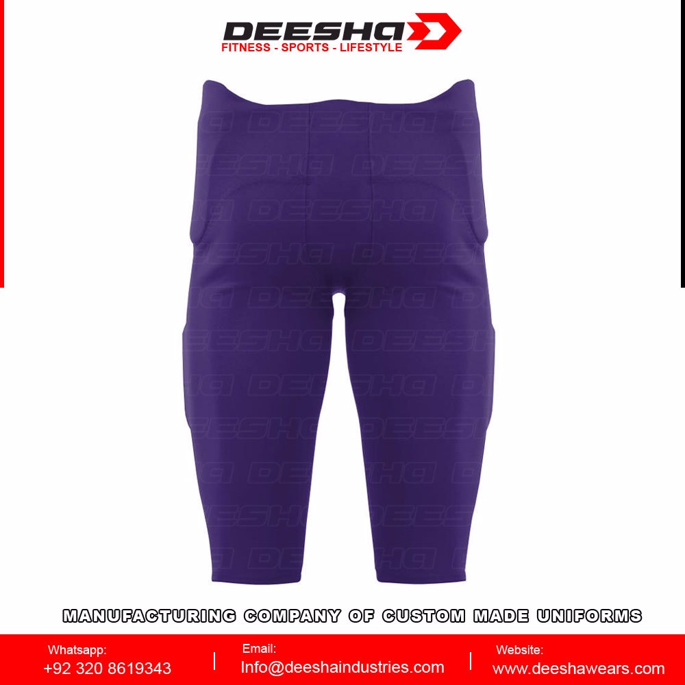 Custom Men Series Solid Integrated Football Pants 1 - view 5