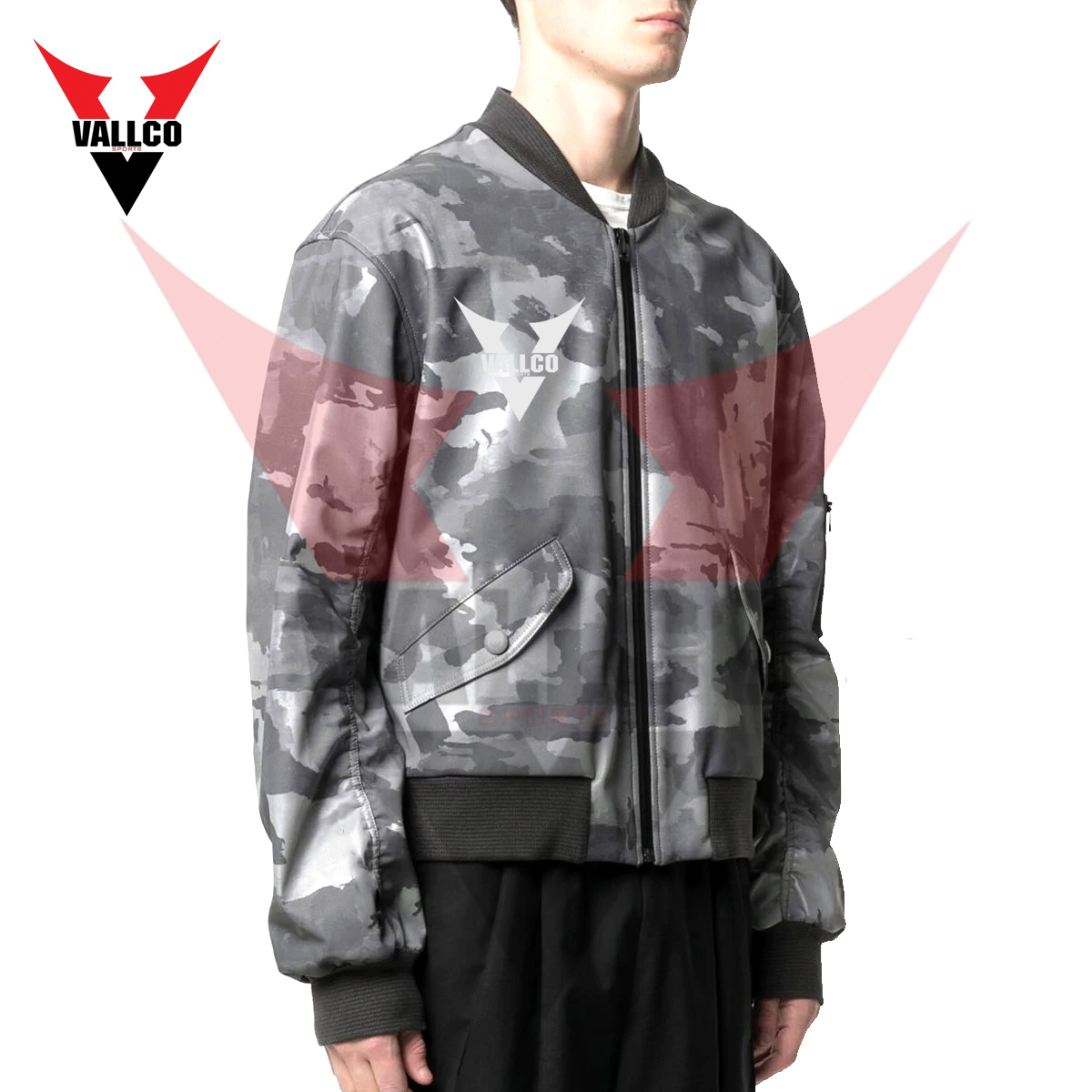 Premium Quality Street Wear Newest Design Breathable Fabric Men  Bomber Jacket - view 3