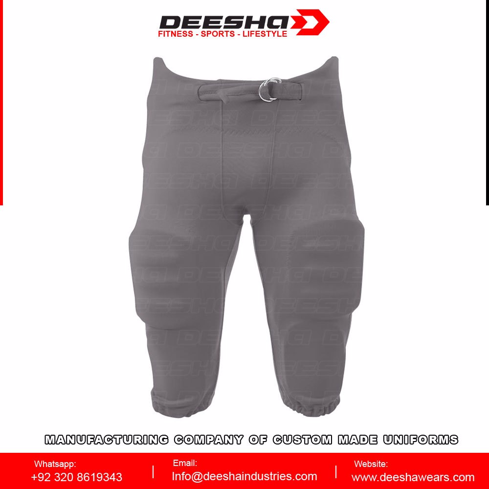 Custom Men Series Solid Integrated Football Pants 2