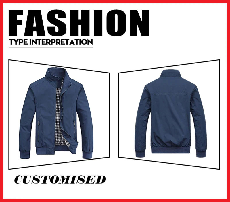 Best Quality Hot Selling New Design Breathable Outer Wear Unique Style Men Bomber Jackets - view 14