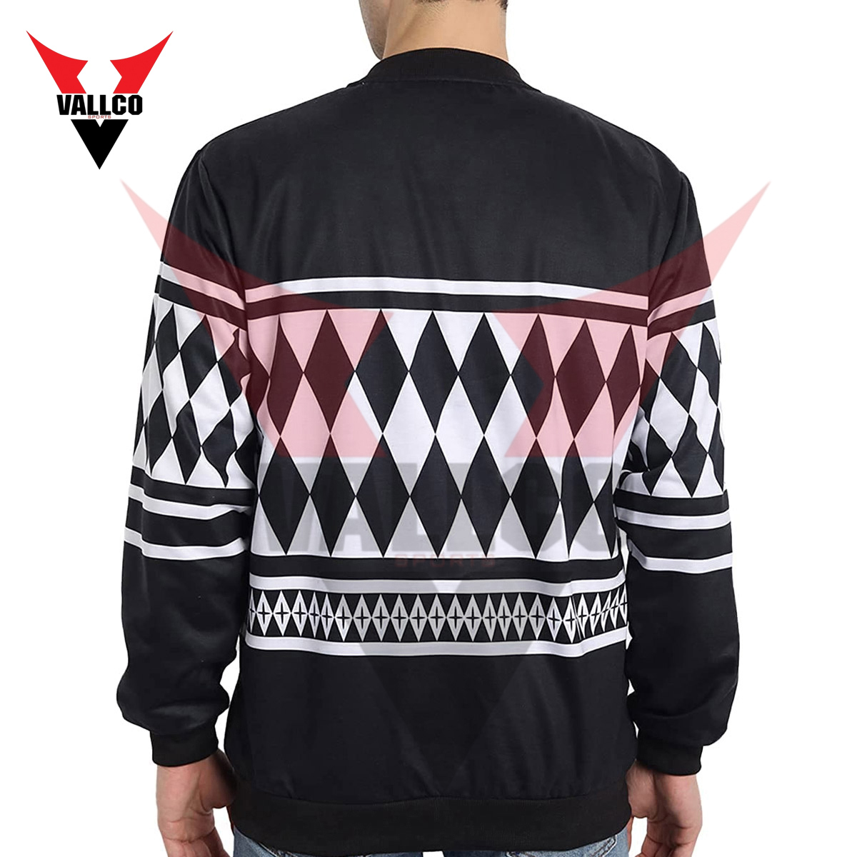 White And Black Contrast Color Good Selling Best Supplier OEM Service Latest Style Bomber Jackets - view 7