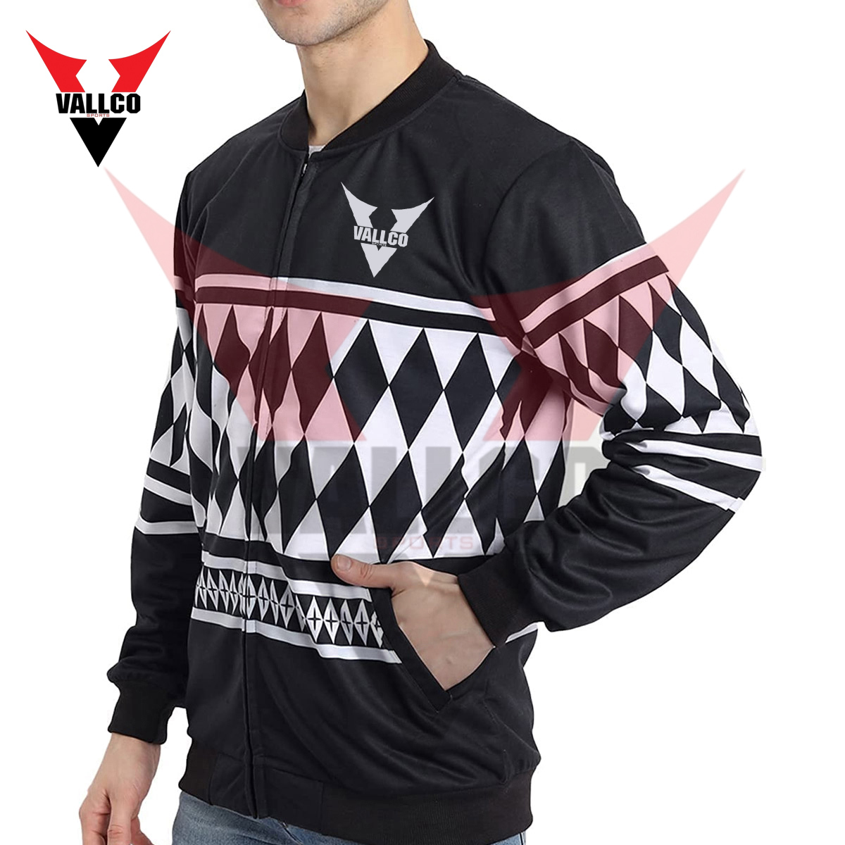 White And Black Contrast Color Good Selling Best Supplier OEM Service Latest Style Bomber Jackets - view 10