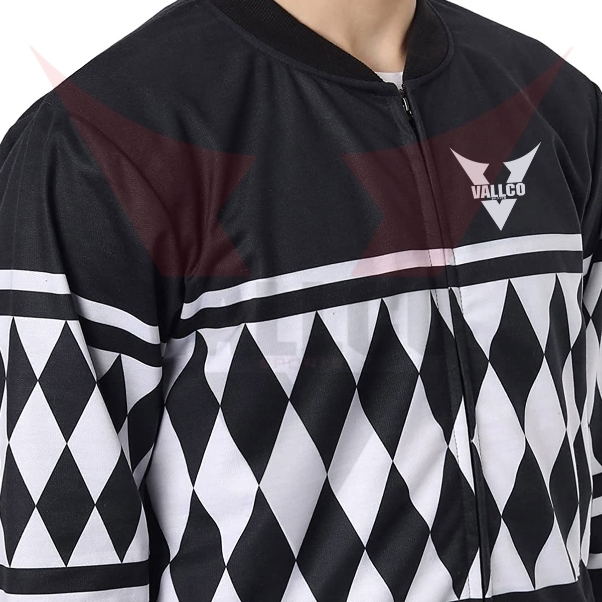 White And Black Contrast Color Good Selling Best Supplier OEM Service Latest Style Bomber Jackets - view 11