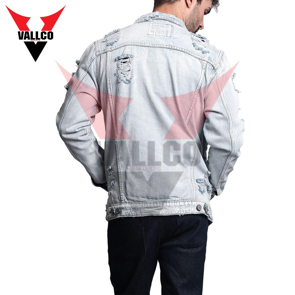 2024 In Reasonable Price Customized Made Unique Design Men Outer Wear Denim Jacket - view 5