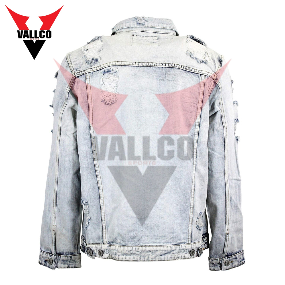 2024 In Reasonable Price Customized Made Unique Design Men Outer Wear Denim Jacket - view 6