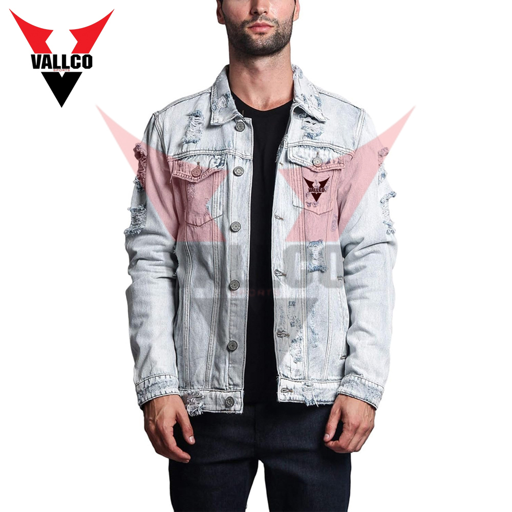 2024 In Reasonable Price Customized Made Unique Design Men Outer Wear Denim Jacket - view 9