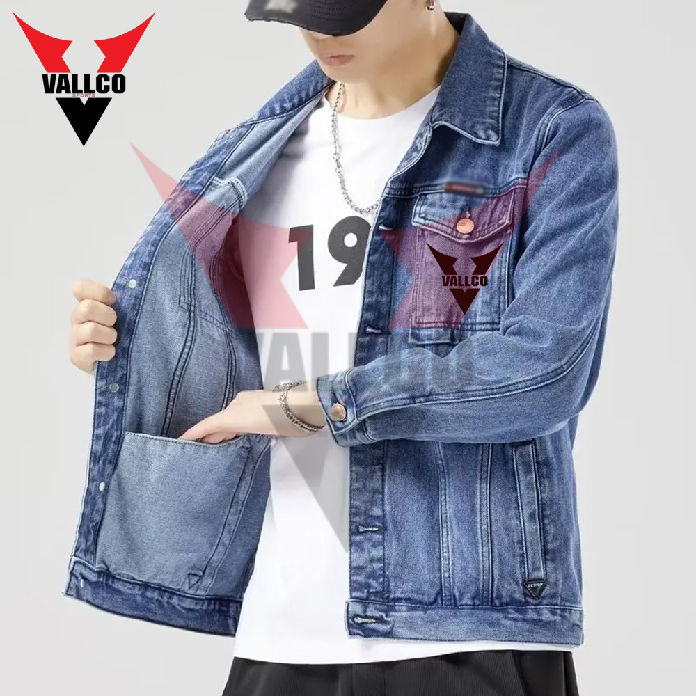 Make Your Own High Quality Best Selling Casual Wear Soft Touch Fabric Men Out Door Wear Denim Jacket - view 8